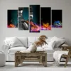 Bild auf Leinwand - Leinwandbild - Feuer Audio Kopfhörer - Produktbild-Vorschau 6