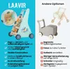 Laavir Aktivitäts-Lauflernwagen - Holz-Lauflernwagen für Produktbild-Vorschau 3