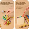 Montessori Holz-Brettspiel – 3-in-1 mit 40 bunten Stäbchen, Produktbild-Vorschau 3