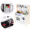 Cucina giocattolo per bambini con luci LED, forno, Anteprima dell’immagine prodotto 3
