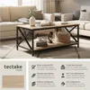 tectake® Couchtisch Pittsburgh 100 x 55 x 45,5 cm Produktbild-Vorschau 2
