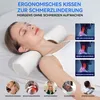 Zervikalkissen rund,13 x 44 cm Memory Foam Nackenrolle, Produktbild-Vorschau 3