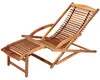 CASARIA® Lettino Prendisole Ergonomico 120kg Legno di Anteprima dell’immagine prodotto 1