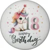 18. Geburtstag mit niedlichem Pferd Magnet mit Produktbild-Vorschau 1