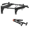 A wall-mounted pull-up bar and a set of resistance bands are displayed against a white background. Produktbild-Vorschau
