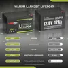 LiFePO4 12V 12Ah Lithium Akku USV Kinderauto Solar ersetzt Produktbild-Vorschau 2