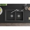 Mexen Tomas 2-Becken-Granitspüle mit Mischbatterie Carla, Produktbild-Vorschau 4