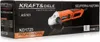 The image shows the packaging of an angle grinder. Anteprima dell’immagine prodotto