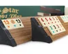 Hvězdný dřevěný vzhled rummy setu OKEY s melaminovými Náhled obrázku produktu 3