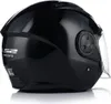 A black LS2 jet helmet is shown from the side and back on a white background. Voir les images du produit