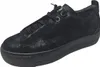 A black sneaker on a white background. Produktbild-Vorschau