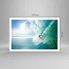 Poster - Poster ohne Rahmen - Abenteuer surfer welle ozean Produktbild-Vorschau 4