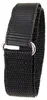 Minott Uhrenarmband 16mm | Textil Klettband schwarz 19133 Produktbild-Vorschau 3