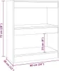 vidaXL Bücherregal/Raumteiler Grau Sonoma 60x30x72 cm Produktbild-Vorschau 7