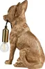 BELIANI Tischlampe Gold Kunstharz Hund Tierform Glamouröser Produktbild-Vorschau 5