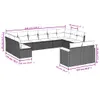 Design 12-tlg. Garten-Sofagarnitur mit Kissen Beige Poly Produktbild-Vorschau 7