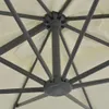 vidaXL Slnečník s hliníkovým stožiarom 300 x 300 cm piesok Náhľad obrázku produktu 5