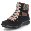 A single black boot with colorful accents is shown against a white background. Anteprima dell’immagine prodotto
