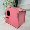 Jungengel Vogelhaus Nistkasten rosa Stecksystem Holz für Produktbild-Vorschau 5