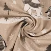 SCHÖNER LEBEN. Tischdecke Pinguine Eisbären natur grau weiß Produktbild-Vorschau 6