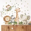 Giraffe, Löwe, Elefant & Affe Wandaufkleber – Abnehmbare Produktbild-Vorschau 6