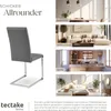 tectake® Set Schwingstuhl Bettina gepolstert mit Produktbild-Vorschau 6