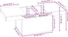 vidaXL Couchtisch Grau Sonoma 80x55x40 cm Holzwerkstoff Produktbild-Vorschau 8