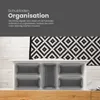 Opbergmand antraciet, 12,0 liter - 44x30x17 cm - set van 4 Productafbeelding-voorbeeld 3