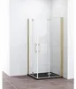 AICA Eckeinstieg 90x80x195cm 6mm ESG NANO Gold Falttür Produktbild-Vorschau 2