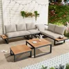 Flieks Gartenlounge-Set 6 Teilig, Balkonmöbelset mit 2 Produktbild-Vorschau 2