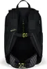 The back of a black backpack is shown against a white background. Anteprima dell’immagine prodotto