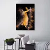 Leinwandbild tanzendes paar im goldstaub 80x120 cm Feeby Produktbild-Vorschau 2