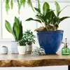 Jinfa Blumenkübel aus Kunststoff in glasierter Keramikoptik Produktbild-Vorschau 4