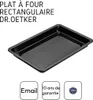 Oetker 42 x 29 cm BACK-IDEE, plaque à pizza carrée de Voir les images du produit 5