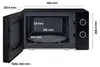 Samsung MS20A3010AL, zwarte solo-magnetron Productafbeelding-voorbeeld 2