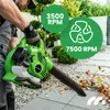 Benzin Laubsauger Laubbläser Gartenstaubsauger mit Häcksler Produktbild-Vorschau 4
