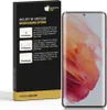 A product box for a screen protector is shown next to a smartphone. Produktbild-Vorschau