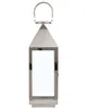 BELIANI Laterne Silber 18 x 55 cm Edelstahl Dekorativ Produktbild-Vorschau 5