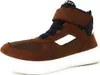 A single brown high-top sneaker with a white sole is shown against a white background. Produktbild-Vorschau