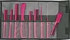Set di pettini Jaguar linea A rosa Anteprima dell’immagine prodotto 2