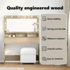 vidaXL Tavolino da toilette rovere Sonoma 100 x 41 x 135 cm Anteprima dell’immagine prodotto 6