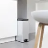 Curver Tretmülleimer Deco Schmal 40L Silbern Produktbild-Vorschau 8