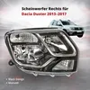 Predný svetlomet vpravo pre Dacia Duster 2013–2017 | Čierny Náhľad obrázku produktu 1