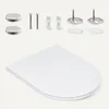 Amazon Basics Toilettensitz D-Form, Soft-Close-Funktion, Produktbild-Vorschau 4