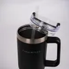 Thermobecher mit Strohhalm Edelstahl 1,18 Liter Schwarz Produktbild-Vorschau 6