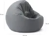 Lumaland "Interior Line" Indoor/Outdoor-Sitzsack, Runder Produktbild-Vorschau 4