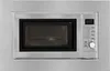 A front view of a built-in stainless steel microwave oven. Produktbild-Vorschau