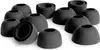A collection of black silicone earbud tips arranged on a white background. Náhled obrázku produktu