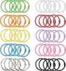 A collection of colorful binder rings arranged in rows against a white background. Produktbild-Vorschau