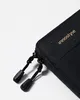 Close-up of a black laptop bag with two zippers. Produktbild-Vorschau